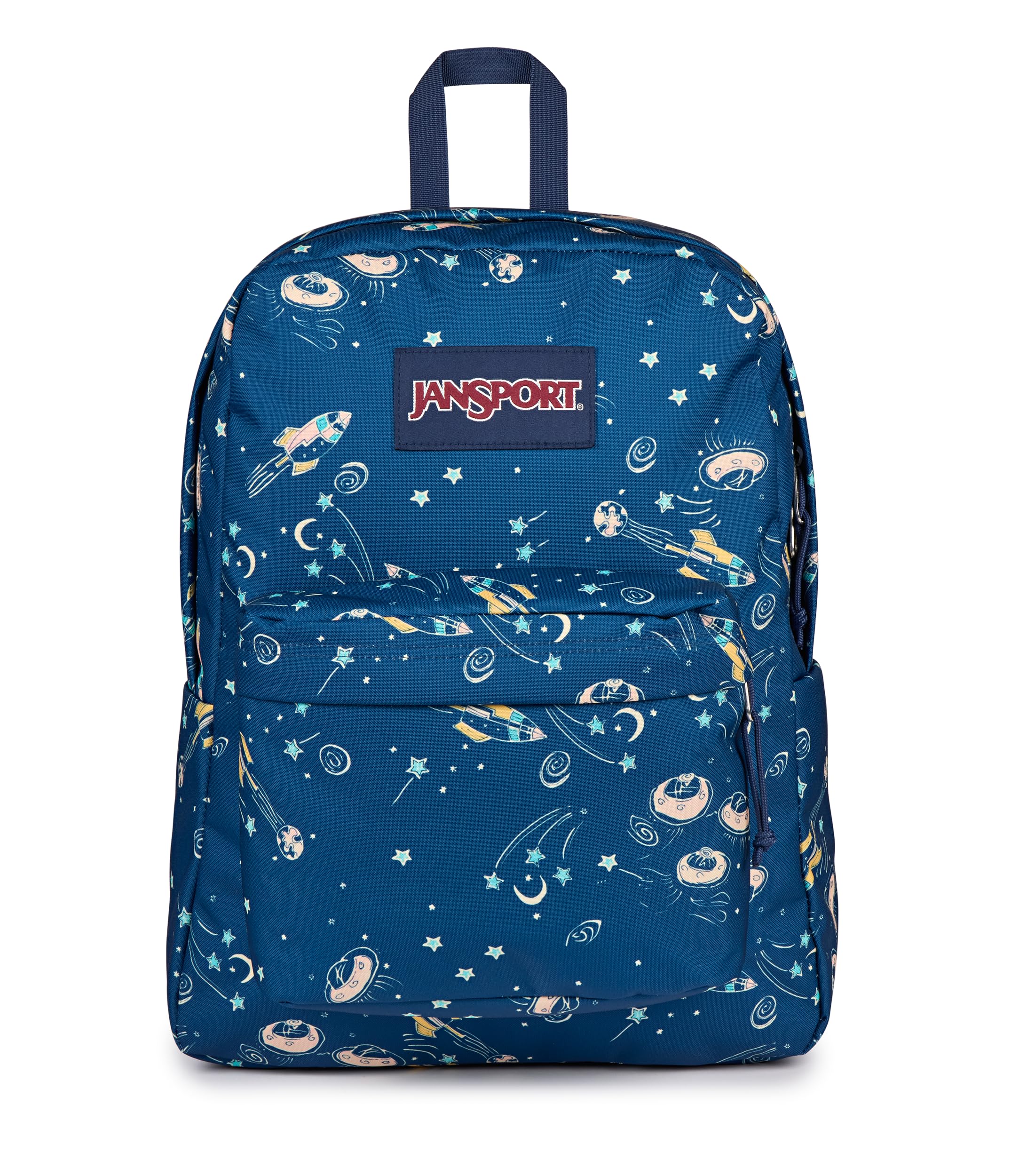 JanSport SuperBreak One Backpack - Durable, Lightweight Bag with 1 Main Compartment, Front Utility Pocket with Built-in Organizer, Premium Backpack, Vortex Voyage