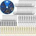 Regine Switzerland Fishing Hooks & Sinkers Assortment - 110 Pcs Terminal Tackle Kit