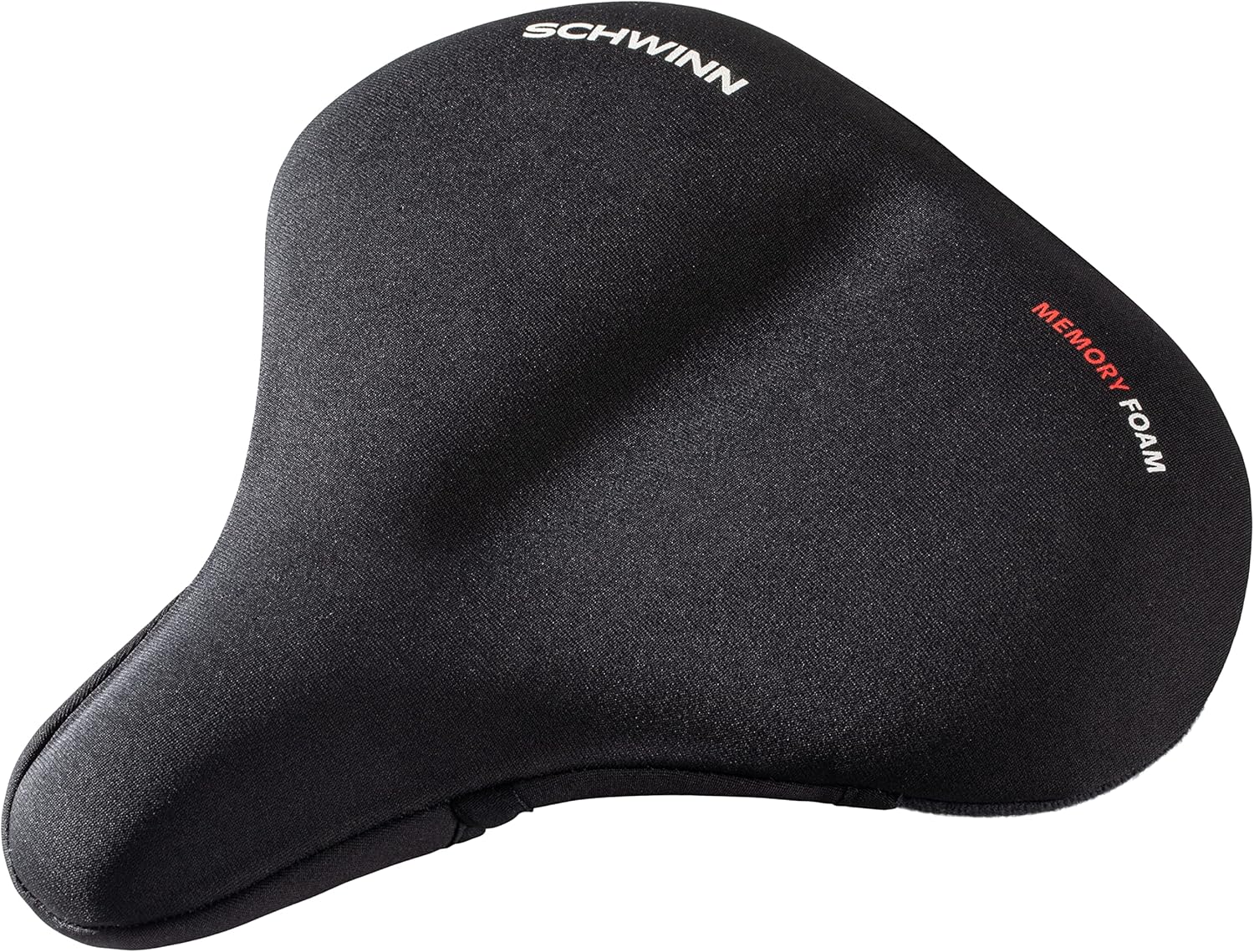 Schwinn Bike Seat Cover - Memory Foam Saddle Cover for Extra Comfort | Weather-Resistant, Dual Strap Design