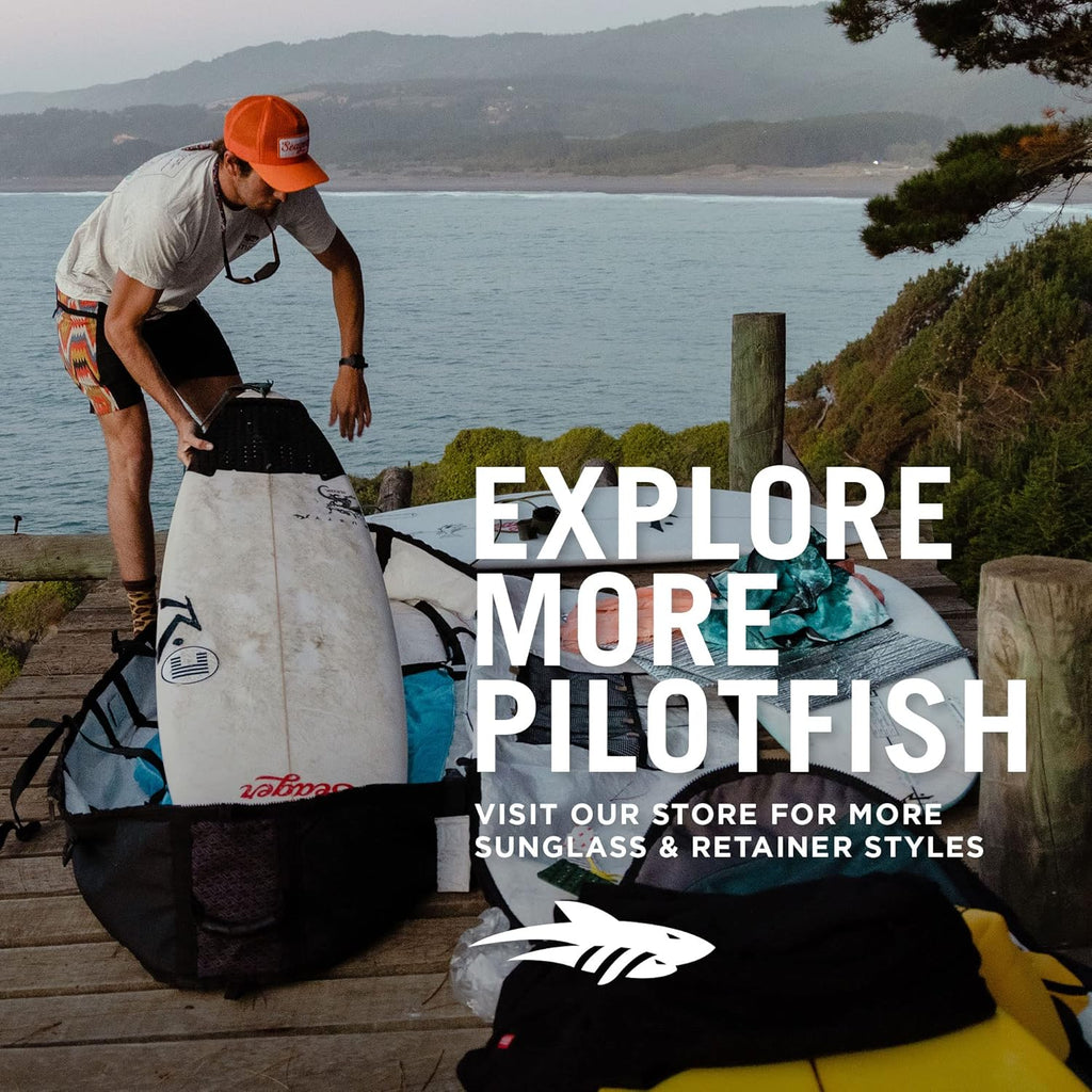 Pilotfish Polarized Aviator Sunglasses - Stainless Steel Frame | UV400 Anti-Reflective Lenses