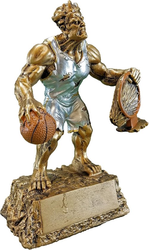Decade Awards Monster Basketball Trophy - Celebrate Court Conquest with Custom Engraving | 6.75 or 9.5 Inch Tall