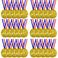 LOKIPA 30PCS Gold Medals, Plastic Medals Winner Award Medals for Sports, Games Competitions, Party Favors and Decorations