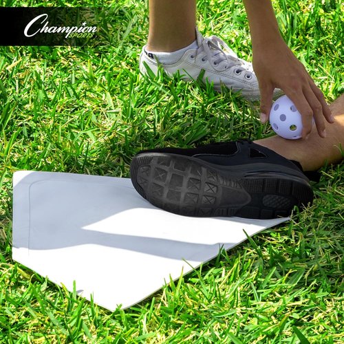 Champion Sports Throw Down Base Sets - Durable Baseball & Softball Practice Bases for All Training Environments