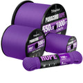 Paracord Rope 550 lb - 200ft 5/32" Parachute Cord 4MM 7-Strand para Cord - Heavy Duty Spool String for Survival,Camping Gear, Survival Bracelet, Clothesline - Purple