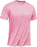 TACVASEN Men's Athletic Workout Shirts - Short Sleeve Dry Fit Crewneck T-Shirts for Gym & Running
