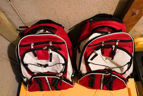 Blue Seventy-Two - Pro Series - Red Deluxe 72 Hour Emergency Backpack Survival Kit for 1 Person | Survival Kits for Emergencies (Includes Water Tablets)