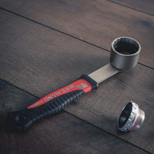 BIKE HAND Bicycle Bottom Bracket Removal Crank Tool - Compatible with Shimano Hollowtech II 16-Notch 44mm External BB
