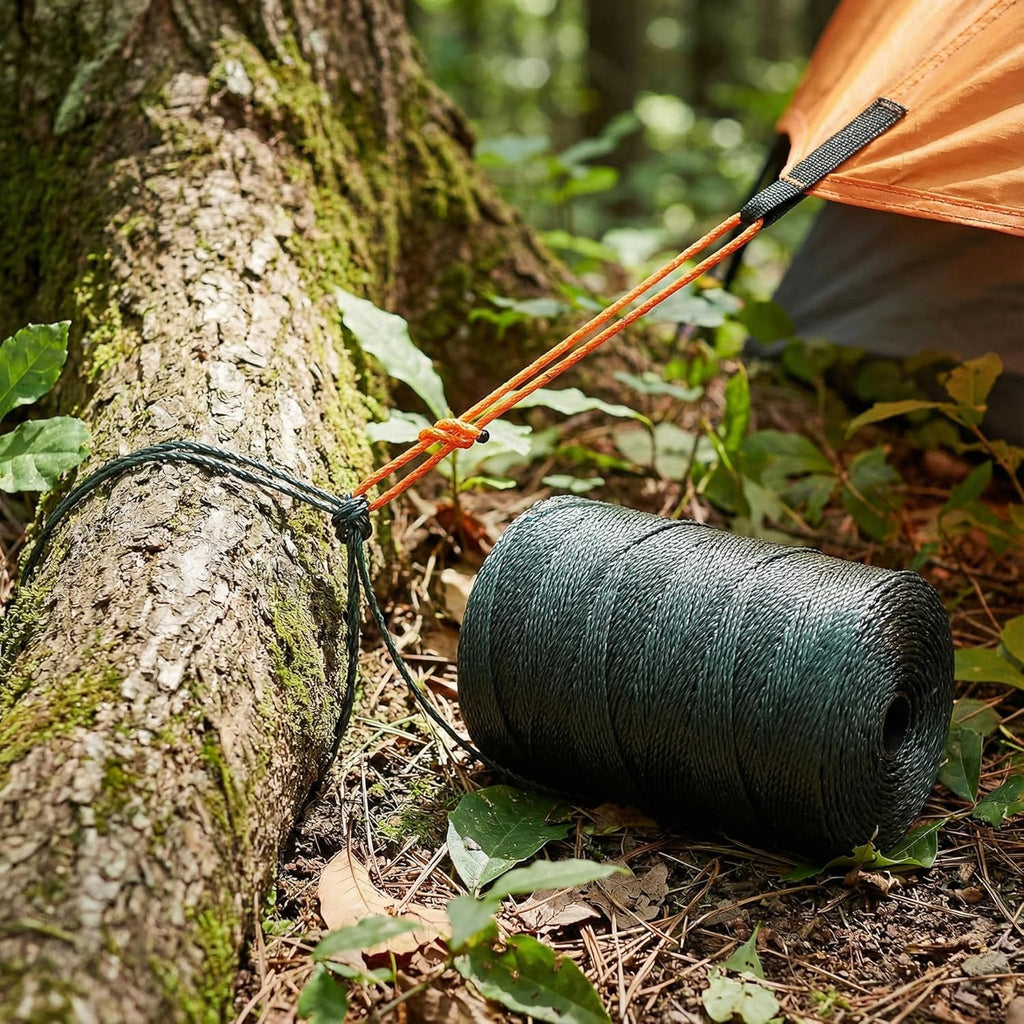 Skiennix Fishing Net Repair Line - Durable Braided Nylon Twine for Multi-Use | 1 Roll