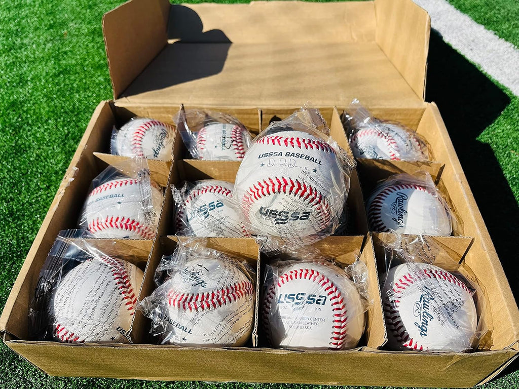 Rawlings USSSA Baseballs - Competition Grade ROLB1USSSA for Youth 14U | Multiple Count Options
