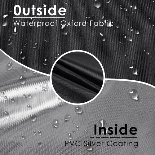 TOCCOOL Under Desk Elliptical Machine Cover, Waterproof Dustproof Protective for Under Desk Elliptical & Leg Exerciser, Compatible with YOSUDA YSD-ME & ANCHEER Models (Black)