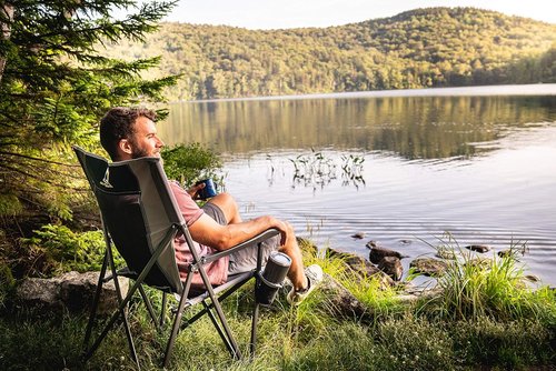GCI Outdoor Eazy XL Chair - Portable Camping Chair with Extra Comfort | Lightweight & Durable