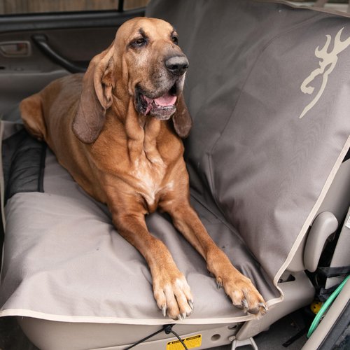 Browning Bench Seat Cover Throw, Quick Use Bench Seat Protection, Elk