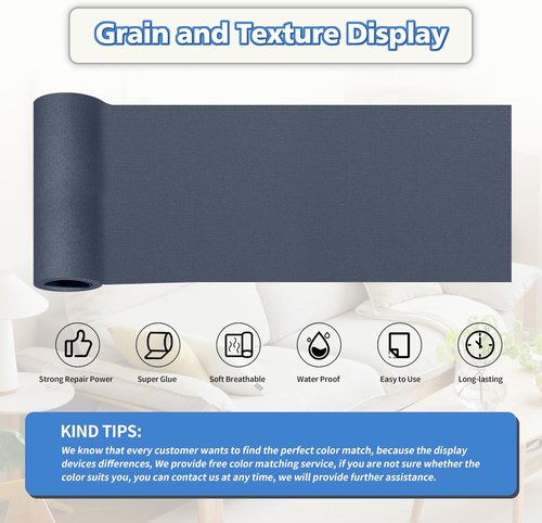 KING MOUNTAIN Canvas Repair Tape,Outdoor Gear Patch, 4×63 Inches,Waterproof,Self-Adhesive for Repairing Boat Covers,Sun Shades,Sofas,Tents,Lounge Chairs,Awnings (Dark Grey-1)