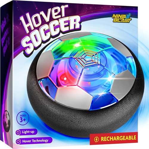 Ninja Blast Hover Soccer Ball - Light-Up Indoor Toy for Kids | Perfect Birthday Gift for Ages 5-12