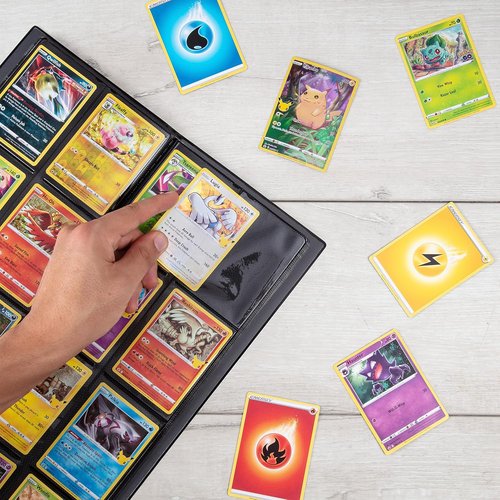 Monster Trading Card Album - Matte Black Binder with Anti-Theft Protection | Holds 320 Cards for Yu-Gi-Oh, Pokémon, MTG