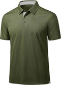 MAGCOMSEN Men's Polo Shirt - Moisture-Wicking Quick-Dry Performance Golf Shirt | Casual Short Sleeve