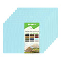 Besezx Canvas Repair Patch - Waterproof Self-Adhesive Fabric Tape | 8PCS, 7.87x5.9 Inches (Blue)