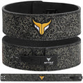 Mytra Fusion Gym Belt whit Buckle Weight Lifting Belt for Gym, Fitness, Workout, women & men Weightlifting Belt (Black, XL)