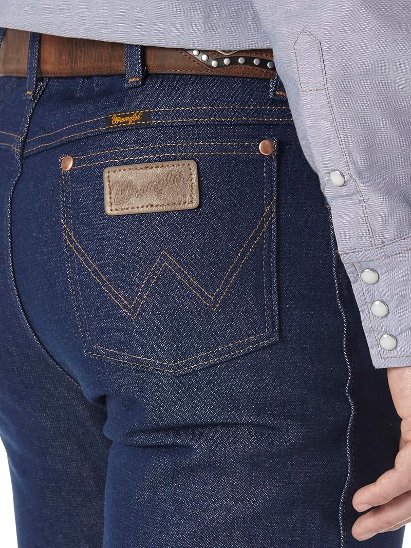 Wrangler Men's Cowboy Cut Slim Fit Jeans - Rigid Indigo 34W x 32L