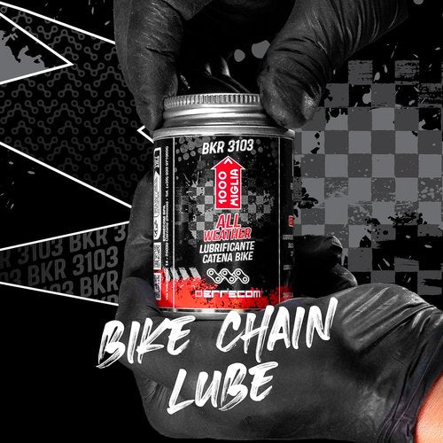 Errecom All Weather Bike Chain Lube - 4 oz (120 mL) Can with Brush for Optimal Performance