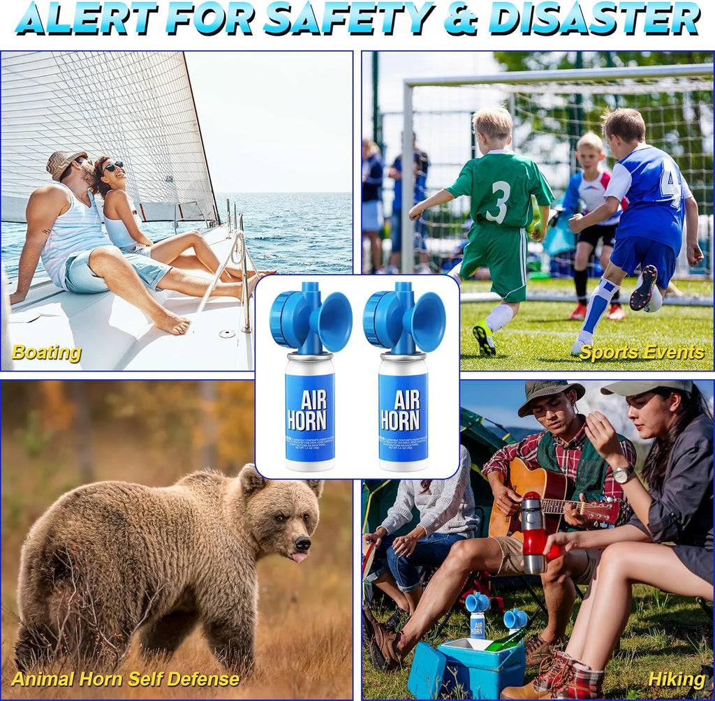 Saillong Marine Boat Air Horn - Loud 1.4oz Safety Horn for Emergency Use | Compact Design for Boating & Outdoor Events