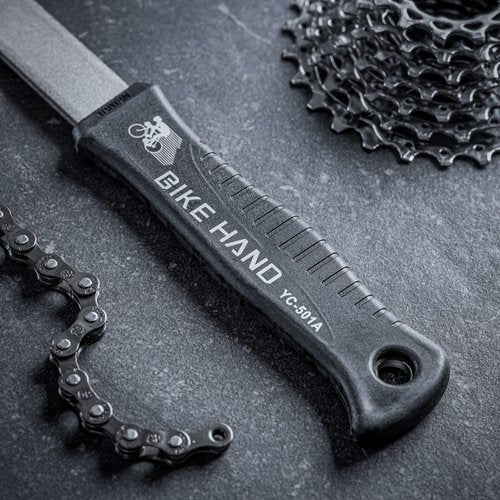 BIKE HAND Compatible with Shimano Sram Freewheel Turner Install Removal Chain Whip Tool Kit - Cassette Remover - MTB Road 8 9 10 11 Speed