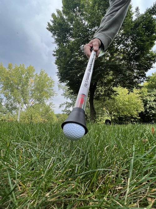 No Worry Sports Original Scramble Pic Golf Ball Retriever with Suction Cup End and Magnetic Cart Fastener