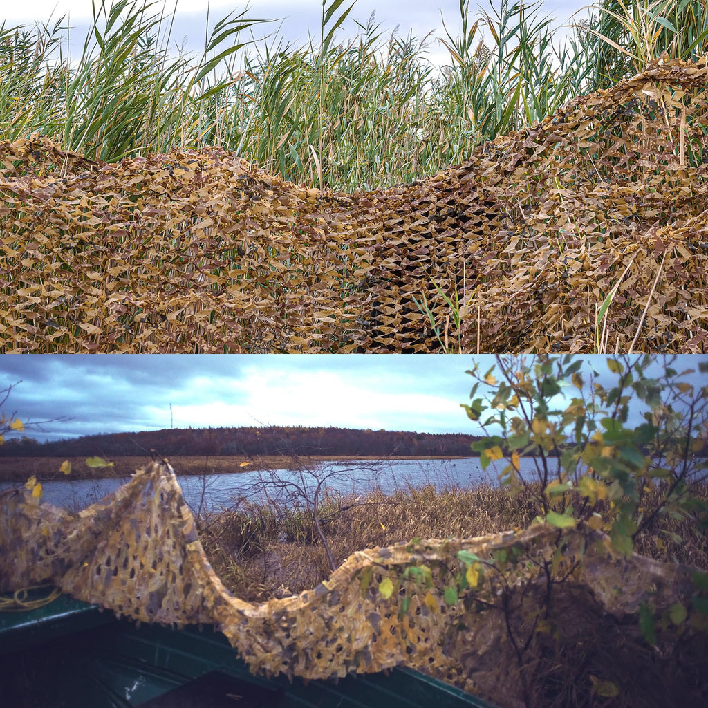 Yeacool Camo Netting Camouflage Netting Camo Blind Hunting Net for Hunting Military Decorations Sunshade Party Shooting Off-Road Adventures(Digital Desert Camo, 32.8ftx4.9ft, 10m*1.5m)