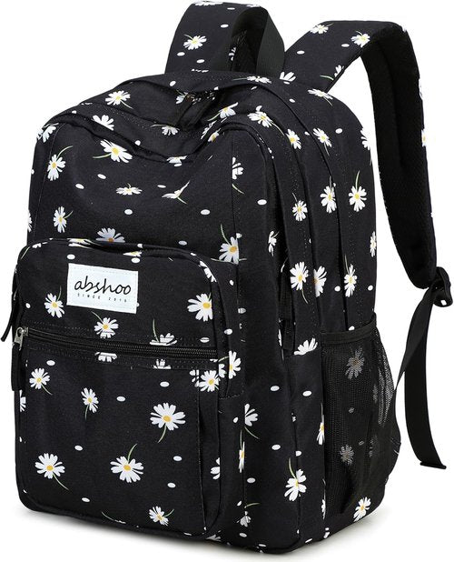 Abshoo Classical Basic Travel Backpack - Water Resistant Bookbag for School | Durable & Stylish