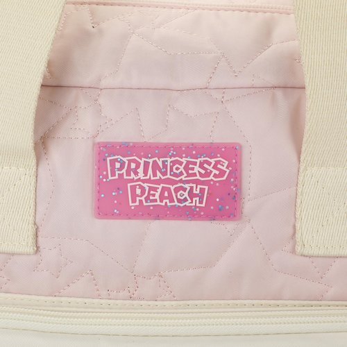 Bioworld Super Mario Bros Pink Mini Backpack with Character Icons and Adjustable Straps