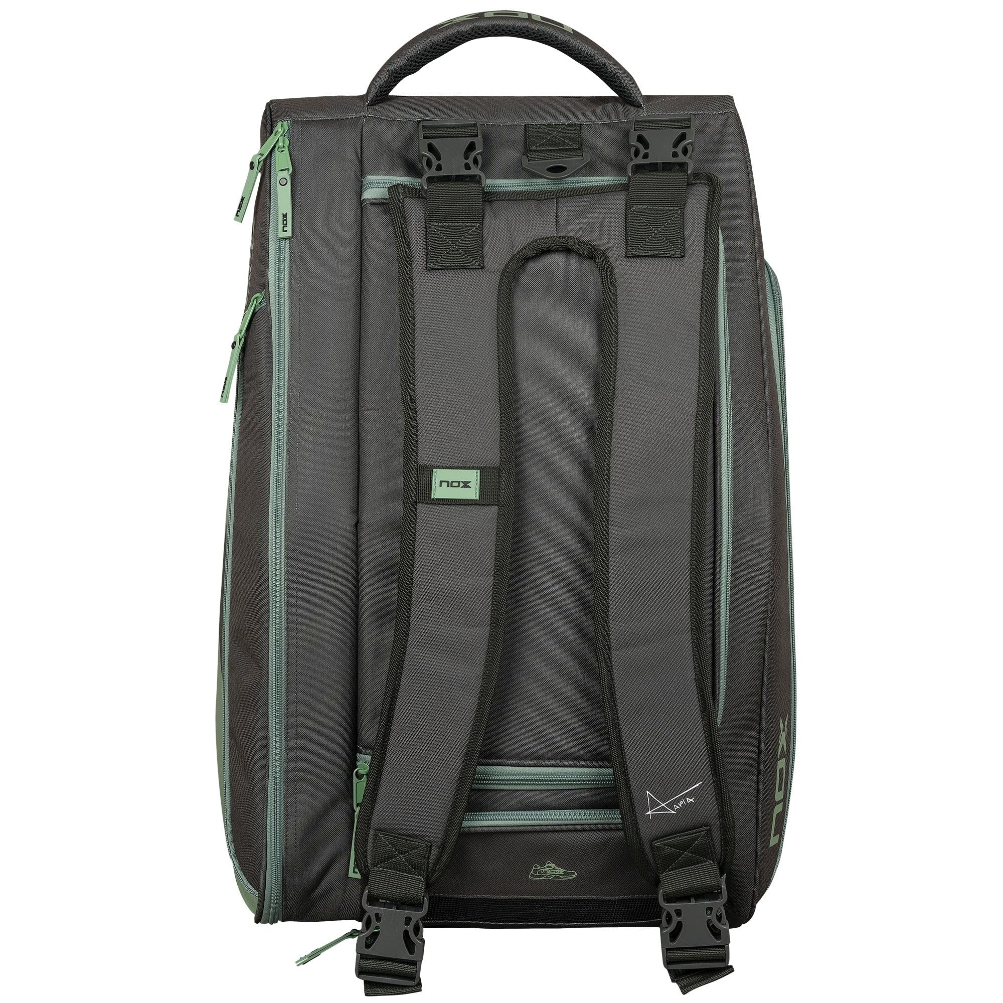 Padel Racket Bag AT10 Competition Trolley | High-Capacity Padel Bag for Men | NOX ThermoTech Thermal Compartment | Multi-Functional Backpack & Shoulder Bag | Holds Up to 3 Padel Rackets & Accessories