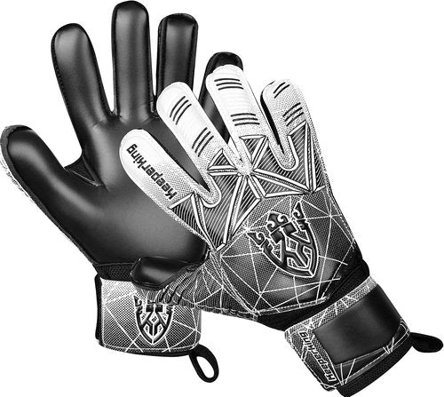 Keeperking Soccer Goalie Gloves - Strong Grip Latex Palms with Finger Protection | Sizes 5-10, 6 Styles