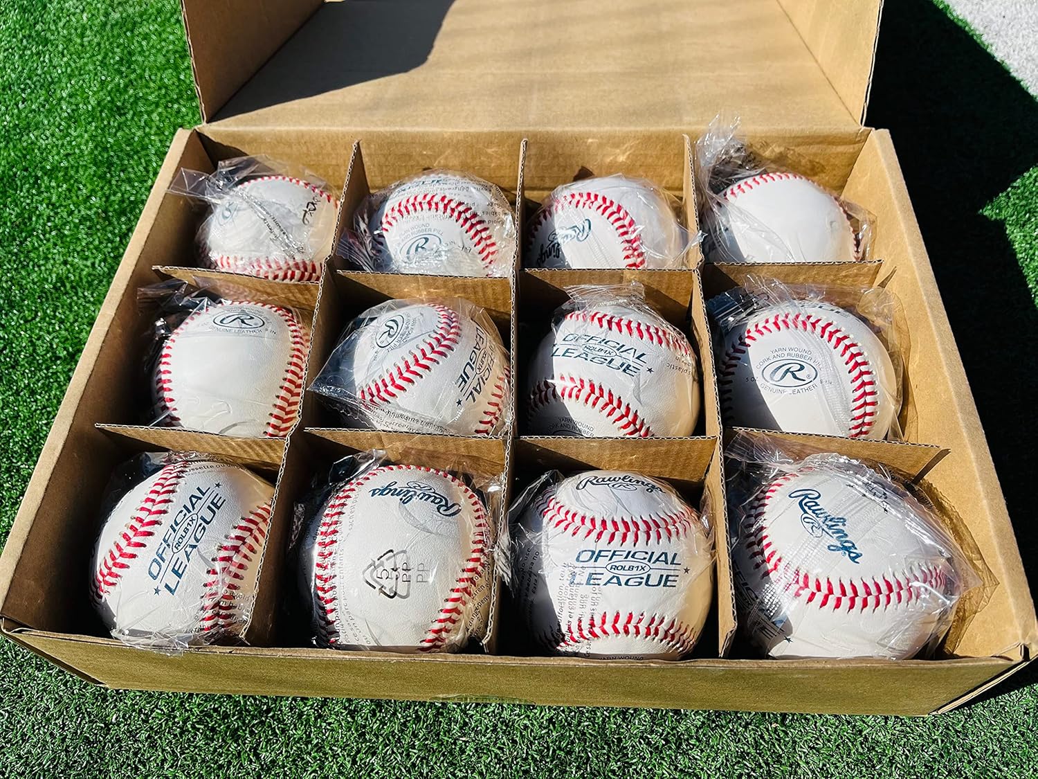 Rawlings Official League Practice Baseballs - ROLB1X | Available in Multiple Count Options