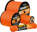 Paracord 550 lb - 500ft Heavy Duty 7-Strand Parachute Cord | Versatile Survival & Camping Gear - Orange