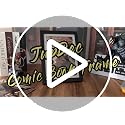 Comic Book Frame 1 Pack - Premium Wooden Display Case for 6.67"x10.16" Comics - Wall Mount or Tabletop