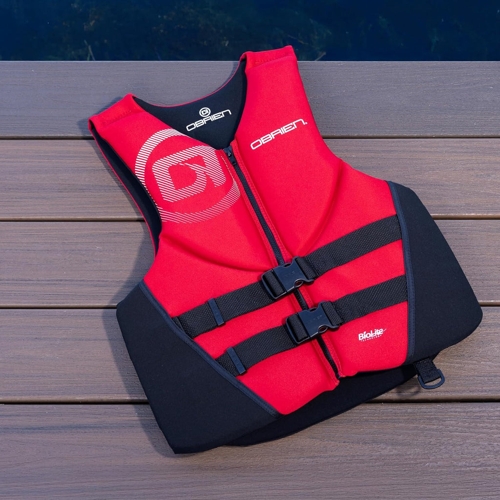 O'Brien Men's Neoprene Life Jacket - USCGA Approved Safety | Comfortable Fit for Water Sports