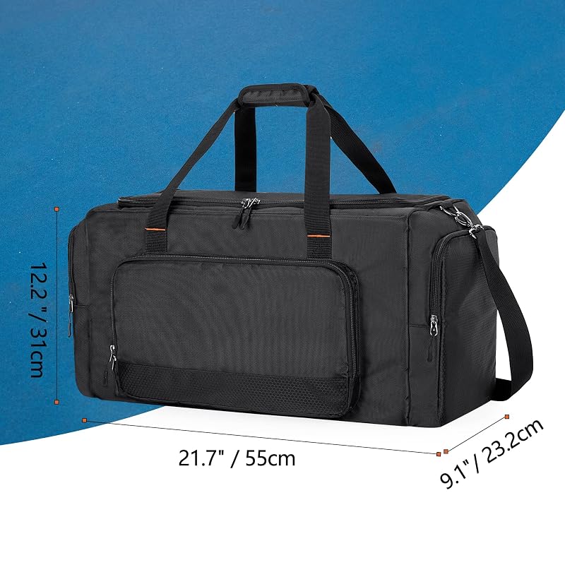 DSLEAF Sneaker Travel Bag 4 Shoes Duffle Bag with Dividers