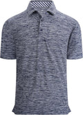 Alex Vando Men's Golf Shirt - Moisture-Wicking Quick-Dry Short Sleeve Polo in Various Colors