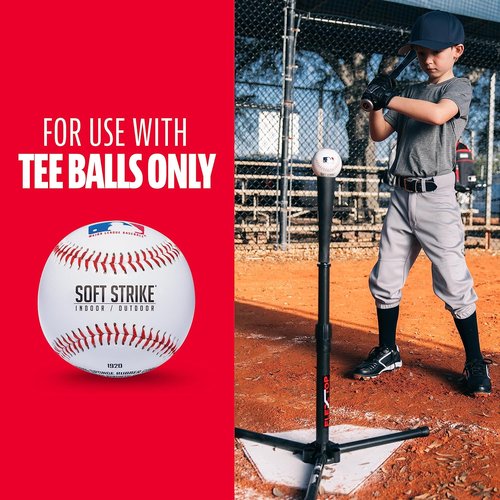 Franklin Sports Teeball Bat - Venom & Barracuda Aluminum Composite - USA Baseball Certified for Youth - Drop -10 to -13
