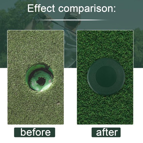 6pcs Golf Covers, Golf Cup Cover Golf Hole Cutter for Putting Green, Golf Training Aids Putting Hole Covers for Outdoor Sports Golf Course Garden Yard
