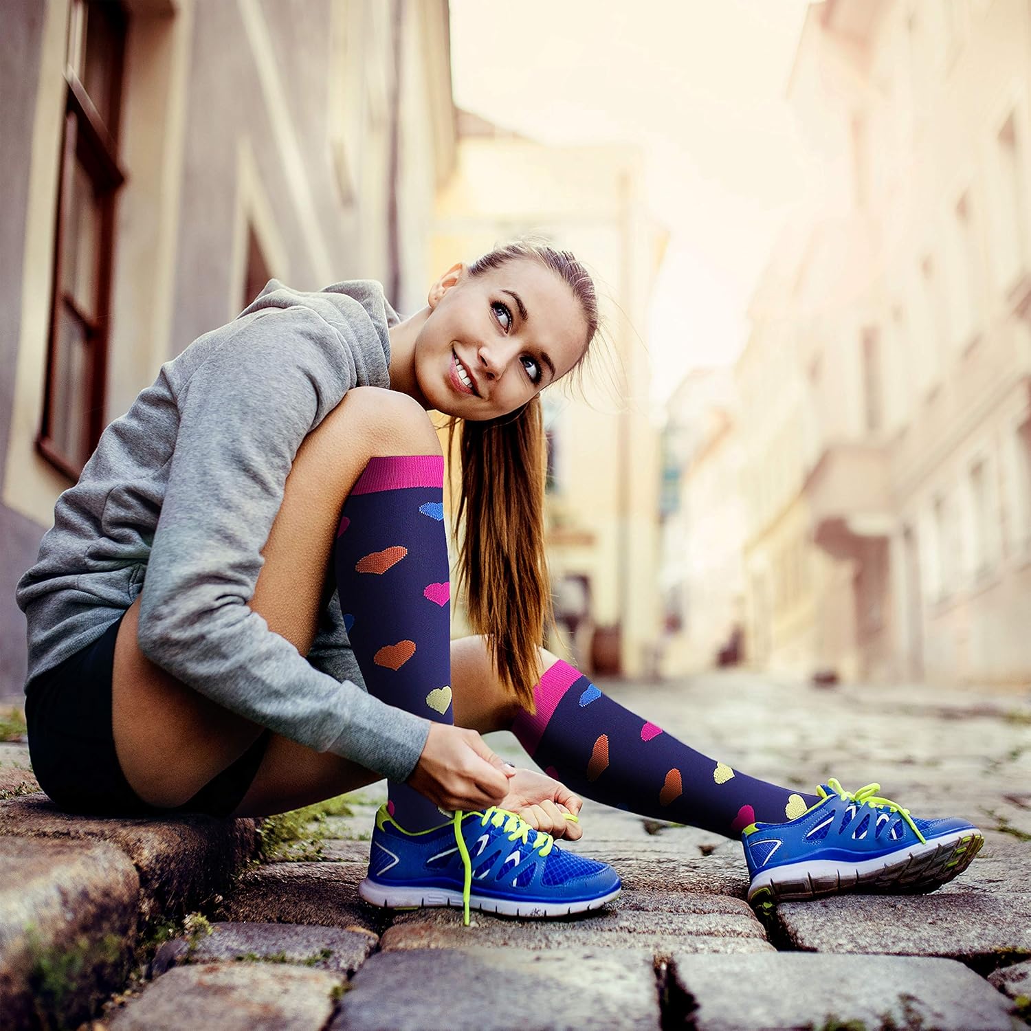 WITHYOU Compression Socks - 15-20 mmHg Support for Men & Women | Ideal for Running, Travel & Pregnancy
