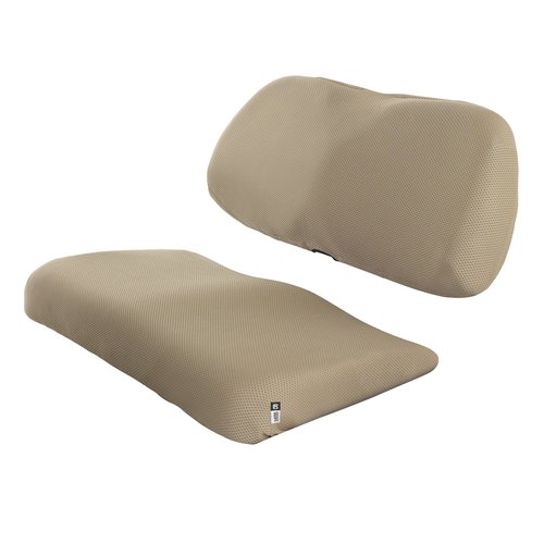 Classic Accessories Fairway Diamond Air Mesh Golf Cart Seat Cover, Light Khaki