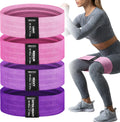 Skiennix Fabric Resistance Bands - Non-Slip Workout Bands for Legs, Glutes & Hips | Home Fitness Set