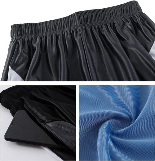 Abovewater Men's Basketball Shorts - Deep Pockets & Drawstring for Gym Training | Comfortable Fit