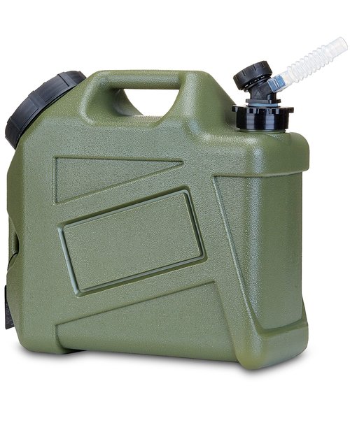 UPWOIGH Camping Water Container, 2.6 Gallon Small(13.1x12x5.3in) Water Containers Jug, Truly No Leakage Water Storage, Green Water Tank,BPA Free Portable Emergency Water Can for Camping, Hiking