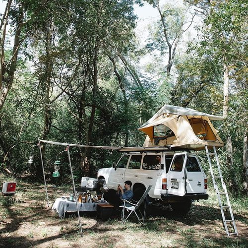 SAN LIKE Tent Poles for Tarp - 90 in Set of 4, Telescoping Canopy Poles for Rooftop Tents, Camping & Trekking, Awning
