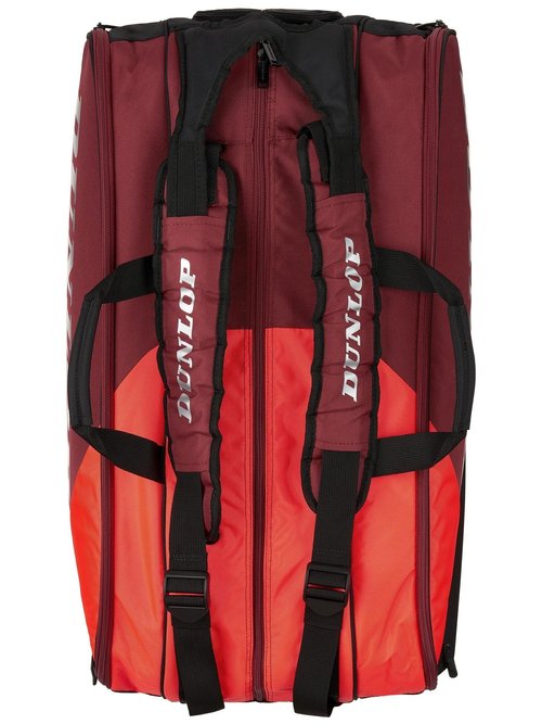 Dunlop Sports CX Performance Tennis Bag, Red/Black - 12-Racket