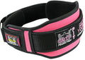 Pro Lifting Belt for Women - Black and Pink Weightlifting Support Belt - 5" Wide - 3 Length Sizes - Rubber Pull for Easy Removal - Stylish Fitness Gear & Exercise Accessories (Pink, X-Small)