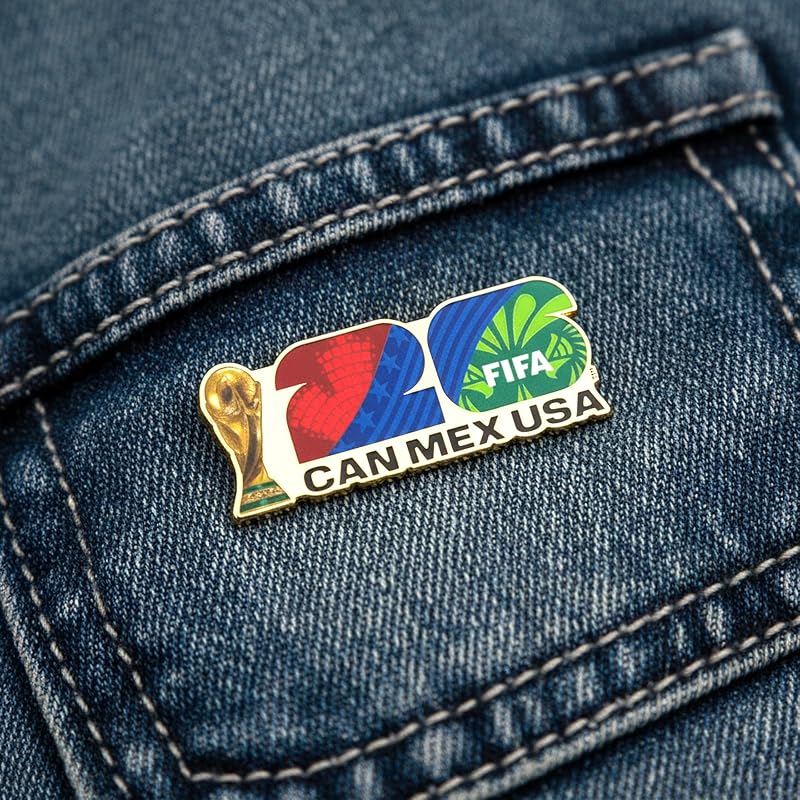 FIFA World Cup 2026 Host Cities Lapel Pin - Premium Zinc Alloy Officially Licensed (Variation: FIFA Host Countries)