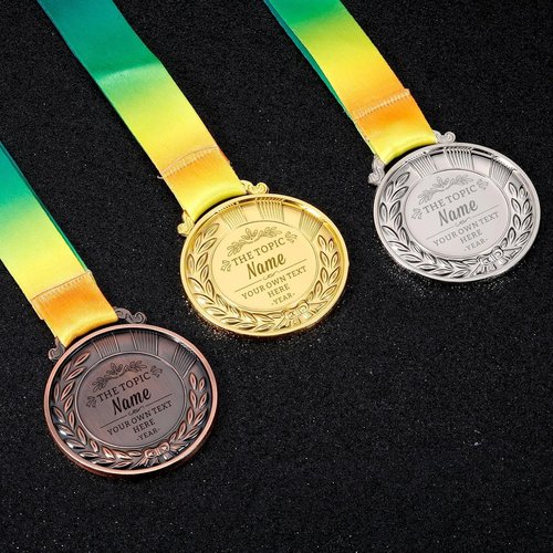 Custom Gold Medals by [Brand Name] - Personalized Award Medals for Sports, School & Events | Design Your Own